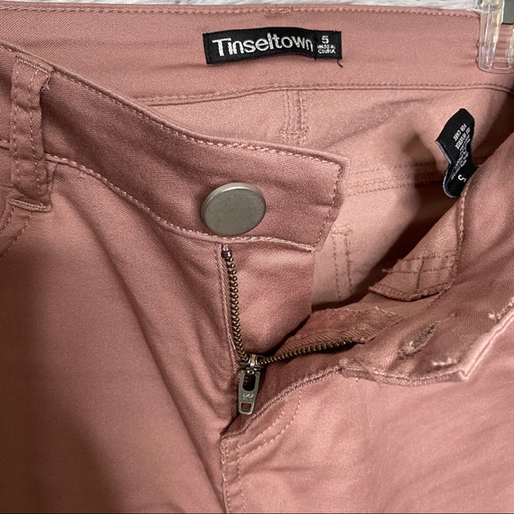 Tinseltown Mauve Women’s Skinny Pants Size 5 - Picture 4 of 7